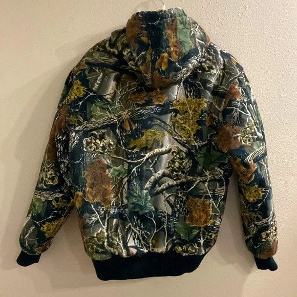 NWT Cabela's Outdoor Hunting Hooded Camo Jacket Seclusion 3D Zip Women’s Med - Picture 2 of 6